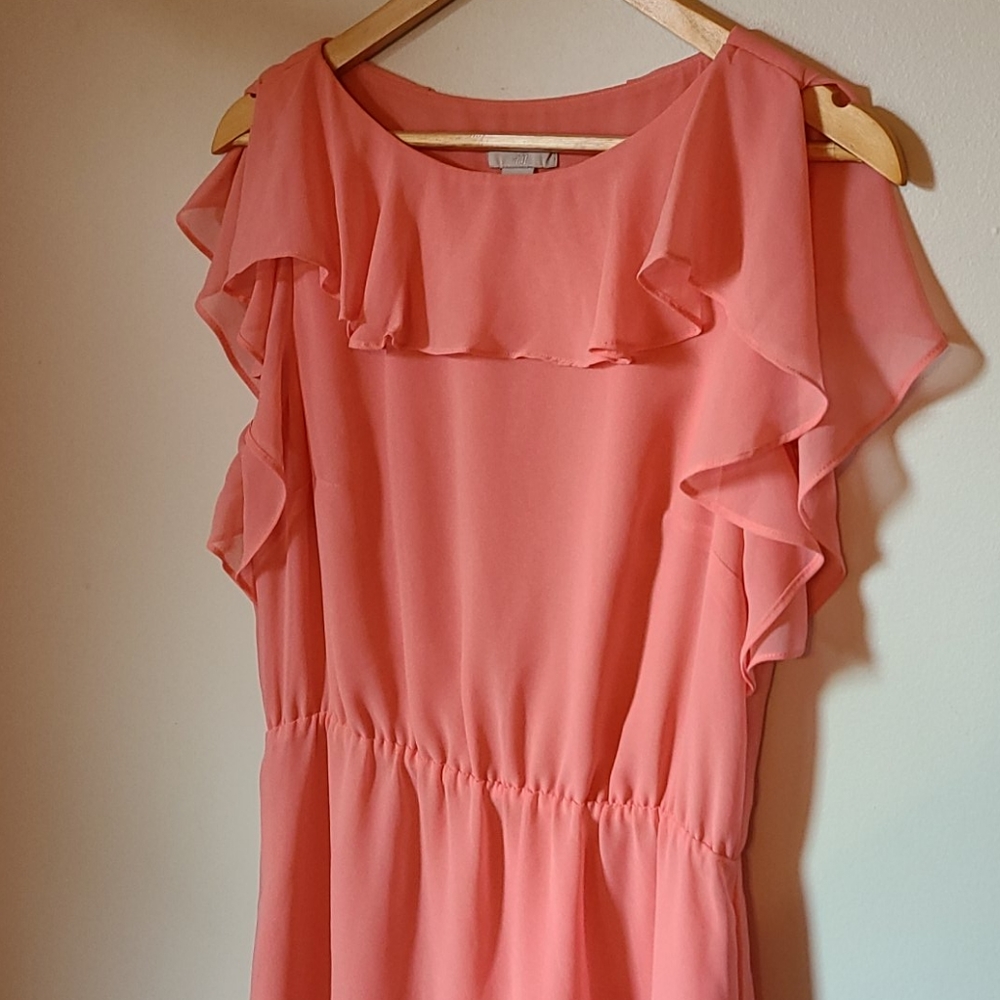 H&M Pink Ruffle Dress - Picture 2 of 3